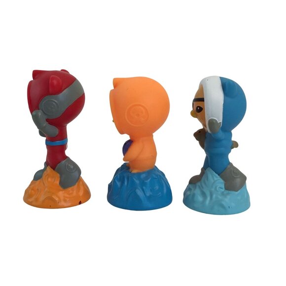 Mattel Octonauts Captain Barnacles Kwazii Peso Bath Toys 2014 Plastic Figures - Picture 2 of 5